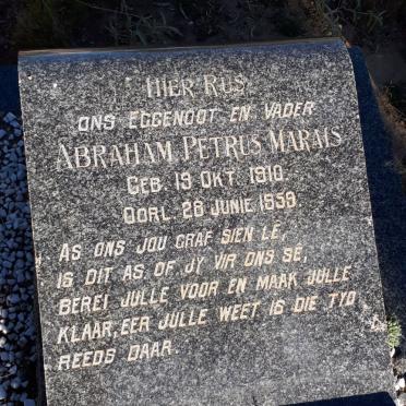 MARAIS Abraham Petrus 1910-1959