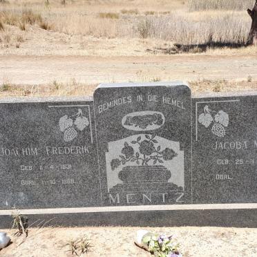 MENTZ Joachim Frederik 1931-1968 &amp; Jacoba Maria 1935-