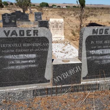 MYBURGH Jan Hendrik 1877-1962 &amp; Maria Elizabeth KLEYNHANS 1878-1969