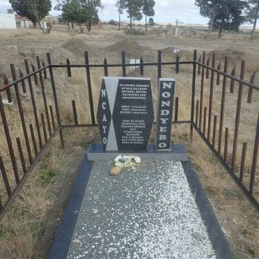 NONDYEBO Ncayo 1972-2016
