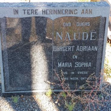 NAUDE Burgert Adriaan &amp; Maria Sophia