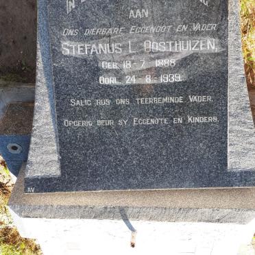 OOSTHUIZEN Stefanus L. 1888-1939