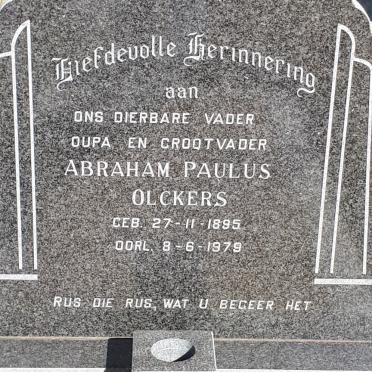 OLCKERS Abraham Paulus 1895-1979