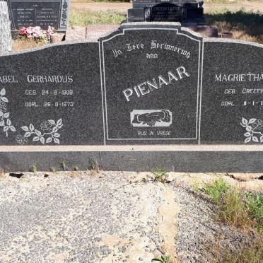 PIENAAR Abel Gerhardus 1909-1973 &amp; Magrietha Alberta GREEFF 1909-1993