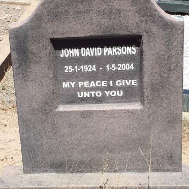 PARSONS John David 1924-2004