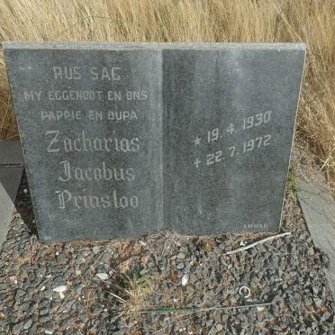 PRINSLOO Zacharias Jacobus 1930-1972