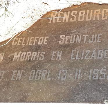 RENSBURG ? 1952-1952