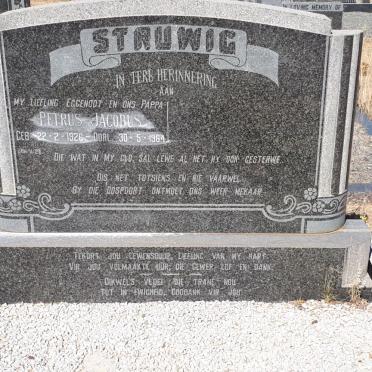 STRUWIG Petrus Jacobus 1926-1964