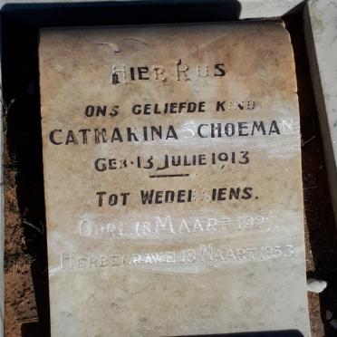 SCHOEMAN Catharina 1913-1927