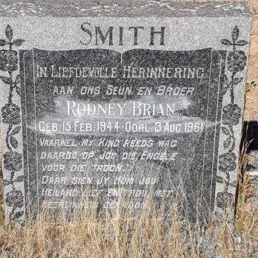 SMITH Rodney Brian 1944-1961