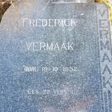 VERMAAK Frederick -1952