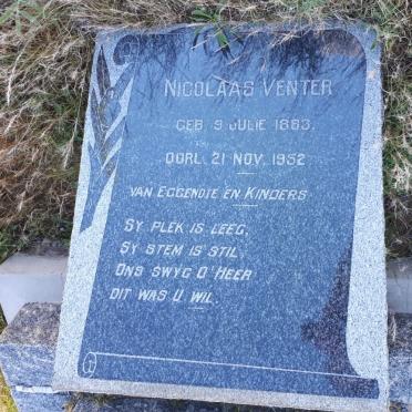 VENTER Nicolaas 1883-1952