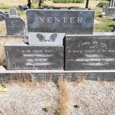 VENTER Daniel Johannes 1912-1973 &amp; Louisa JANSEN VAN RENSBURG 1910-1972