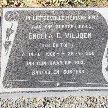 VILJOEN Engela C. nee DU TOIT 1908-1998