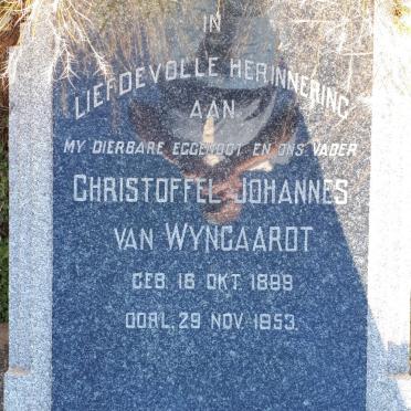 WYNGAARDT Christoffel Johannes, van 1899-1953
