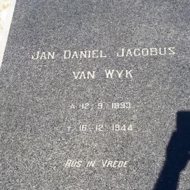 WYK Jan Daniel Jacobus , van 1993-1944