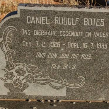BOTES Daniel Rudolf 1926-1963