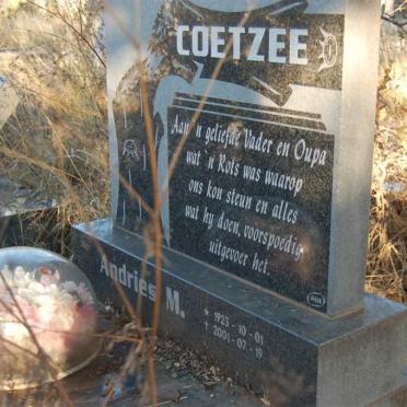 COETZEE Andries M. 1923-2001