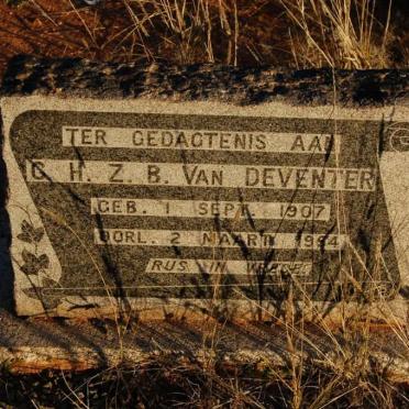 DEVENTER G.H.Z.B., van 1907-1954