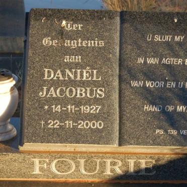 FOURIE Daniel Jacobus 1927-2000