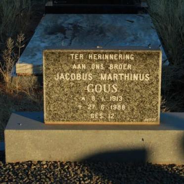 GOUS Jacobus Marthinus 1913-1988