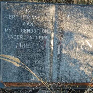 HORNE James Henry 1908-1988