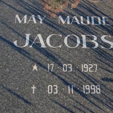 JACOBS May Maude 1927-1998