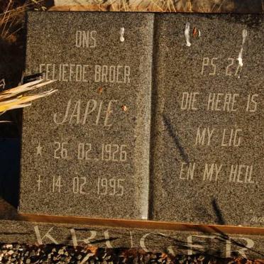 KRUGER Japie 1926-1995