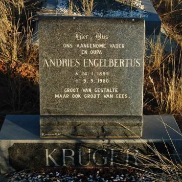 KRUGER Andries Engelbertus 1899-1980