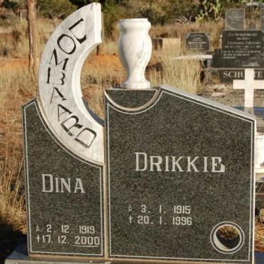 LOMBAARD Drikkie 1915-1996 &amp; Dina 1919-2000