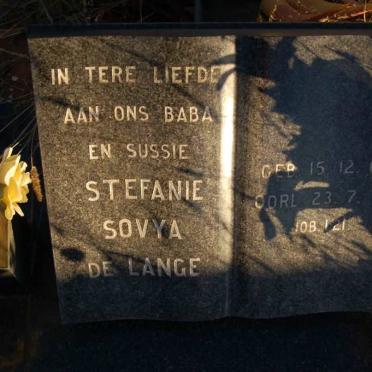 LANGE Stefanie Sovya, de 1969-1970
