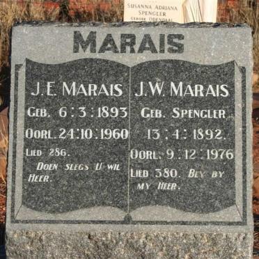 MARAIS J.E. 1893-1960 &amp; J.W. SPENGLER 1892-1976