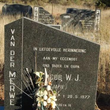MERWE Jacob W.J., van der ??-1977