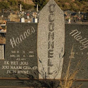 O'CONNELL Hannes 1921-1987 &amp; Matty 1928-