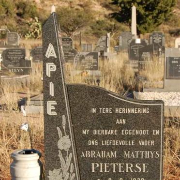 PIETERSE Abraham Matthys 1920-1982