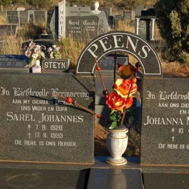 PEENS Sarel Johannes 1928-1993 &amp; Johanna Magdalena 1928-