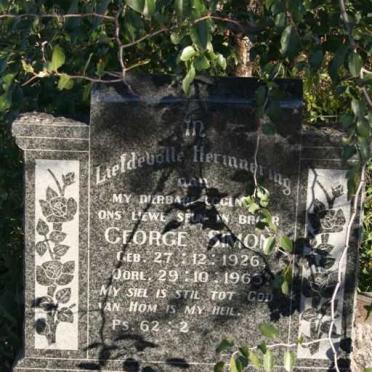 PEARSON George Simon 1926-1963