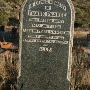 PEARCE Frank -1938