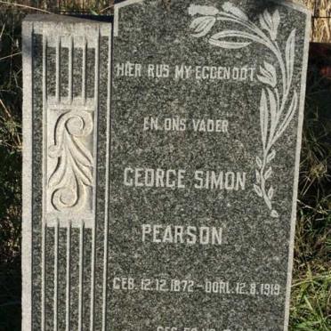 PEARSON George Simon 1872-1919