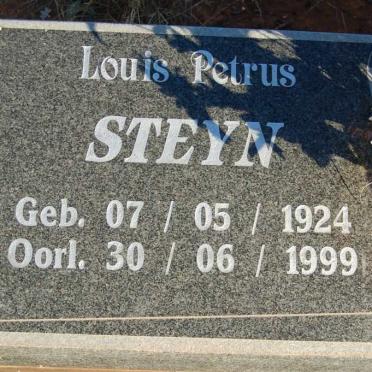 STEYN Louis Petrus 1924-1999
