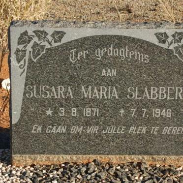 SLABBERT Susara Maria 1871-1946