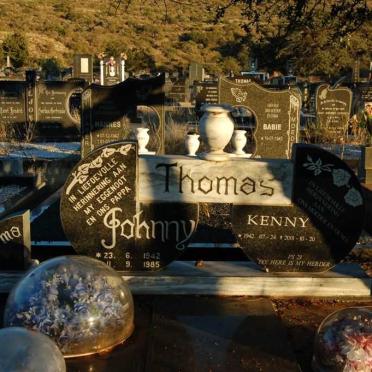 THOMAS Johnny 1942-1985 &amp; Kenny 1942-2001