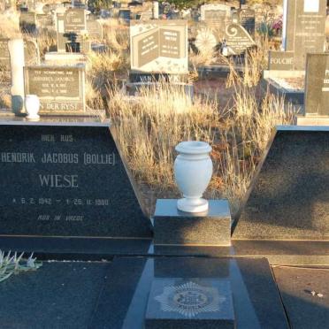 WIESE Hendrik Jacobus 1942-1980