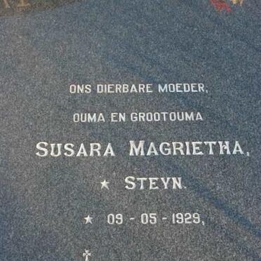 WALT Abraham Barend, van der 1924-2002 &amp; Susara Magrietha STEYN 1929-_3