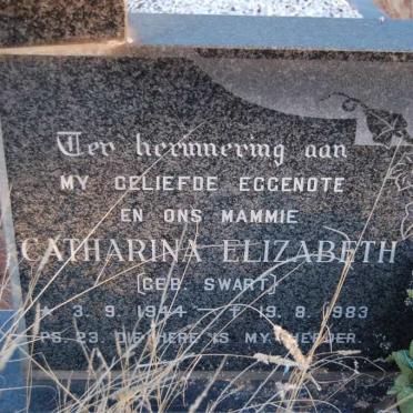 ? Catharina Elizabeth nee SWART 1944-1983