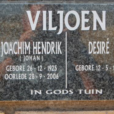 VILJOEN Joachim Hendrik 1925-2006 &amp; Desire 1925-