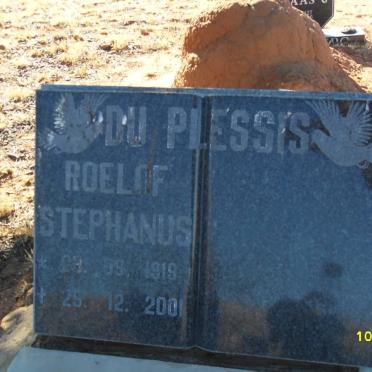 PLESSIS Roelof Stephanus, du 1919-2001