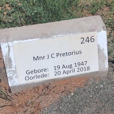 PRETORIUS J.C. 1947-2018