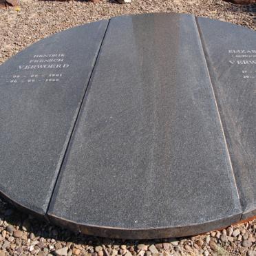 VERWOERD Hendrik Frensch 1901-1966 &amp; Elizabeth SCHOOMBEE 1901-2000