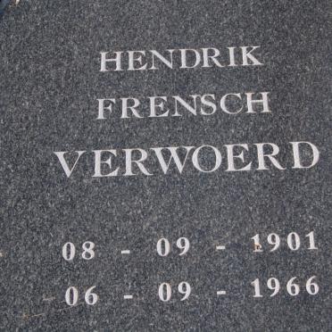 VERWOERD Hendrik Frensch 1901-1966